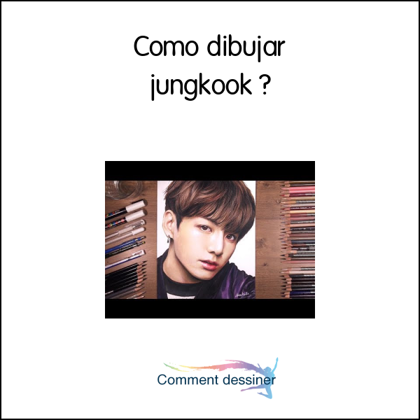 Como dibujar jungkook